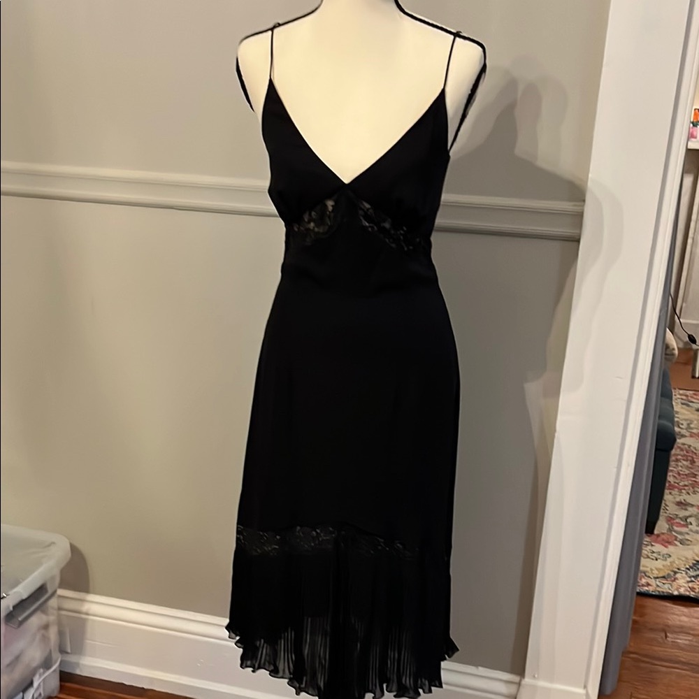 Escada Black Slip Dress Sz 34/2